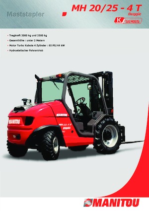 Chariots élévateurs tout terrain Manitou MH 20-4 T Buggie