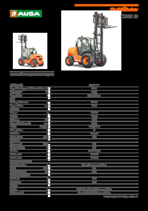 Chariots élévateurs tout terrain Ausa C 501 H x4