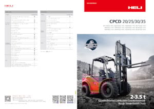 Chariots élévateurs tout terrain Heli CPCD25