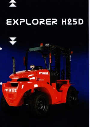 Chariots élévateurs tout terrain Mast Explorer H 25 D