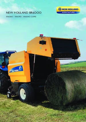 Presses à balles rondes New Holland BR6090 Crop Cutter