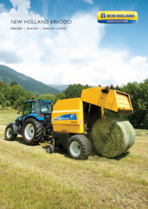 Presses à balles rondes New Holland BR6090 Crop Cutter