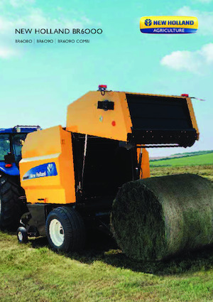 Presses à balles rondes New Holland BR6090 Crop Cutter