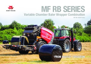 Presses à balles rondes Massey Ferguson RB 4160V Protec