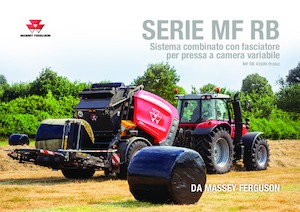 Presses à balles rondes Massey Ferguson RB 4160V Protec