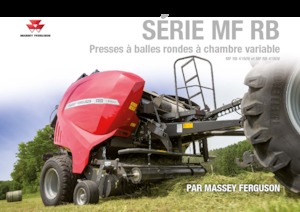 Presses à balles rondes Massey Ferguson RB 4160V Xtra 