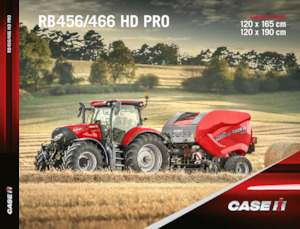 Presses à balles rondes Case IH RB 456 HD
