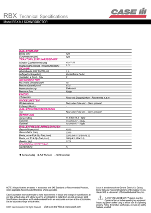 Presses à balles rondes Case IH RBX 341 IS