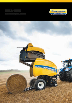 Presses à balles rondes New Holland Roll Belt 150 Activesweep Pu