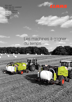 Presses à balles rondes Claas Rollant 375 RC