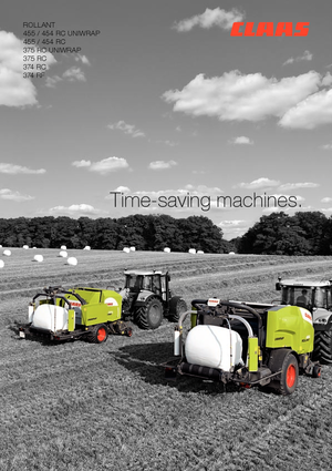 Presses à balles rondes Claas Rollant 375 RC