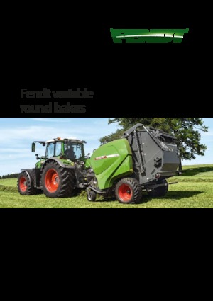 Presses à balles rondes Fendt Rotana 160 V Combi