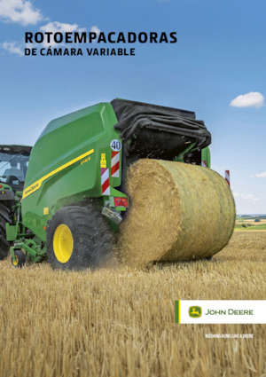 Presses à balles rondes John Deere V452M 