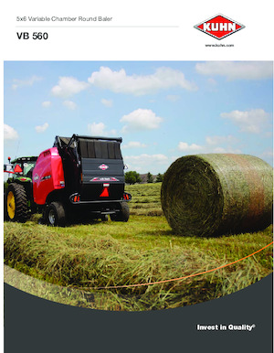 Presses à balles rondes Kuhn VB 560