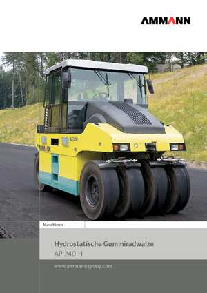 Rouleaux sur pneus Ammann AP 240 H