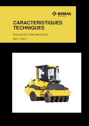Rouleaux sur pneus Bomag BW 11 RH 5