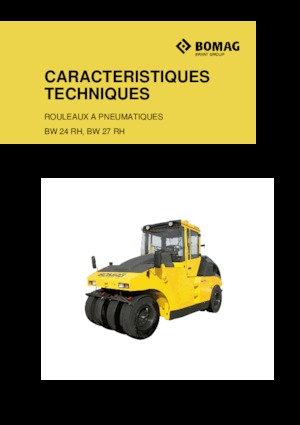 Rouleaux sur pneus Bomag BW 27 RH
