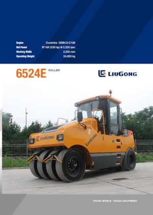 Rouleaux sur pneus Liugong 6524E