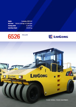 Rouleaux sur pneus Liugong 6526