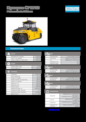 Rouleaux sur pneus Dynapac CP 2700
