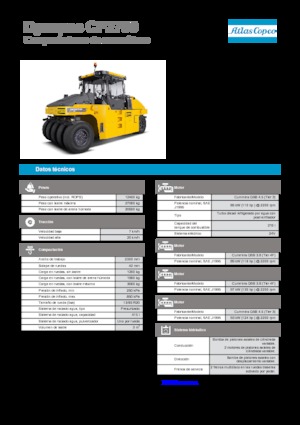 Rouleaux sur pneus Dynapac CP 2700
