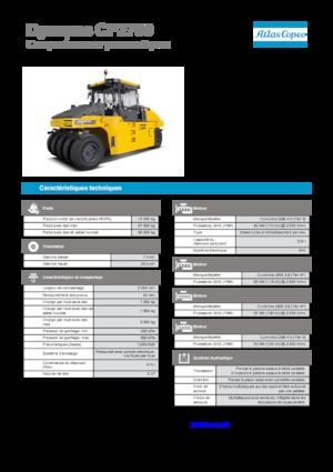 Rouleaux sur pneus Dynapac CP 2700