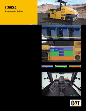 Rouleaux sur pneus Caterpillar CW34