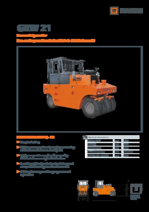 Rouleaux sur pneus Hamm GRW 21