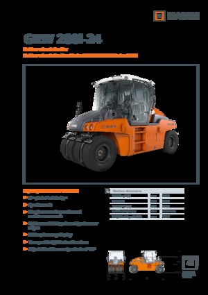 Rouleaux sur pneus Hamm GRW 280i-24