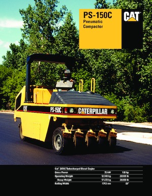 Rouleaux sur pneus Caterpillar PS 150