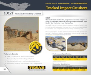 Concasseurs mobiles Tesab 1012T 