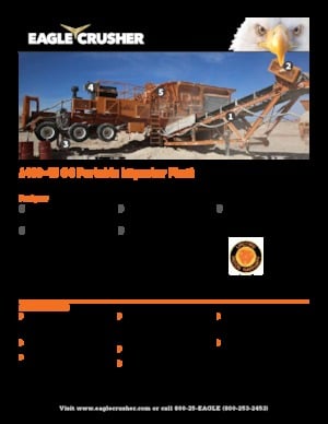 Concasseurs mobiles Eagle Crusher 1400-45 OC