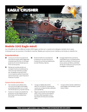 Concasseurs mobiles Eagle Crusher 3242 Eagle