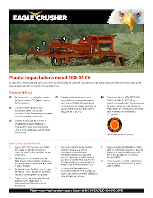 Concasseurs mobiles Eagle Crusher 400-04 CV