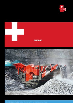 Concasseurs mobiles Gipo B 1185 FDR