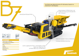 Concasseurs mobiles Keestrack B7