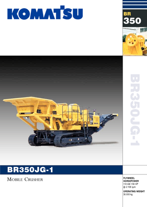 Concasseurs mobiles Komatsu BR350JG