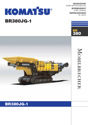 Concasseurs mobiles Komatsu BR380JG