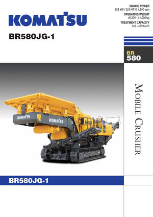 Concasseurs mobiles Komatsu BR580JG-1