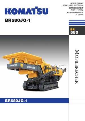 Concasseurs mobiles Komatsu BR580JG-1