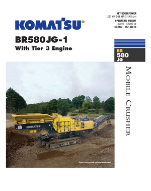 Concasseurs mobiles Komatsu BR580JG-1
