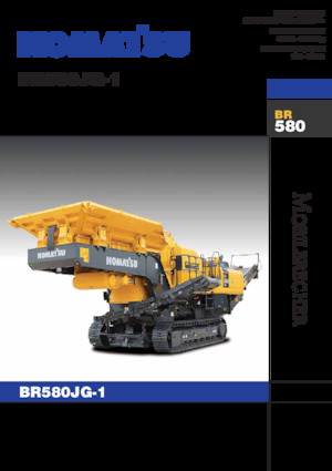 Concasseurs mobiles Komatsu BR580JG-1