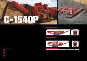 Concasseurs mobiles Terex-Finlay C 1540 P