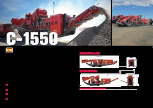 Concasseurs mobiles Terex-Finlay C 1550