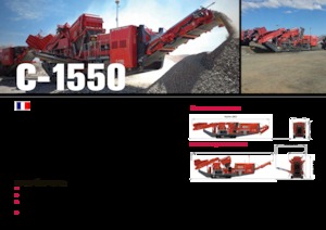 Concasseurs mobiles Terex-Finlay C 1550
