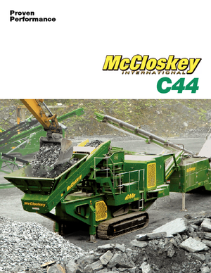 Concasseurs mobiles McCloskey C44