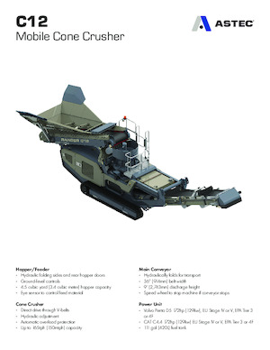 Concasseurs mobiles Astec C12