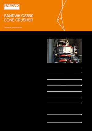 Concasseurs mobiles Sandvik CS550