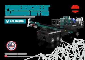 Concasseurs mobiles Powerscreen Gladiator MT1150