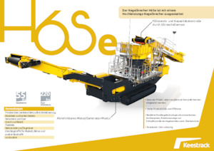 Concasseurs mobiles Keestrack H6Se